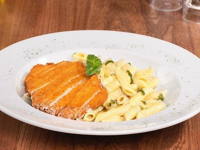 Schnitzel Penne