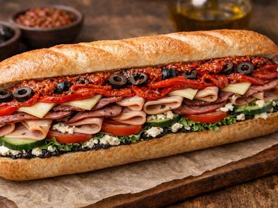 Karabiberli  Italyan Salamlı Sandviç