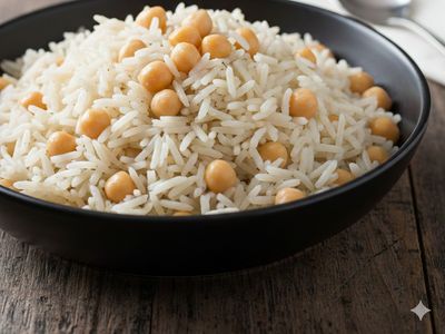 Nohutlu Tavuklu Pirinç Pilavı