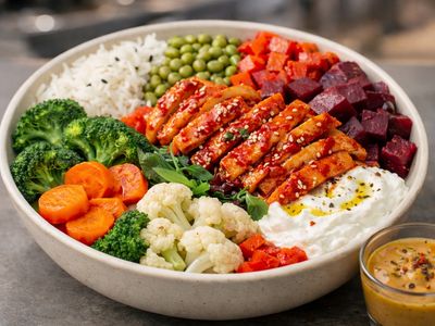 Sweet Chili Soslu Tavuklu Bowl