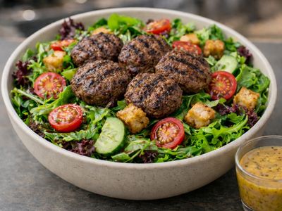 Izgara Köfteli Salata