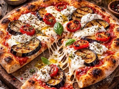Akdeniz Pizza (Büyük Boy)