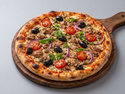 Ton Balıklı Pizza (Büyük Boy)