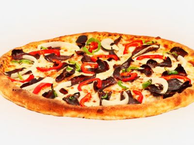 Pastırmalı Pizza (Büyük Boy)