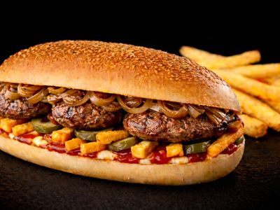 Vegan Köfte Sandviç Menü