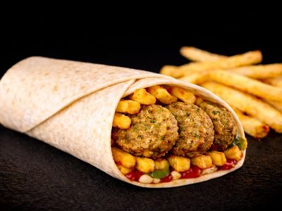 Vegan Falafel Wrap Menü