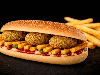 Vegan Falafel Sandwich Menü