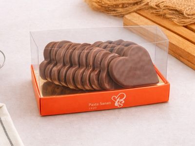 Kalpli Çikolata Kaplı Kurabiye