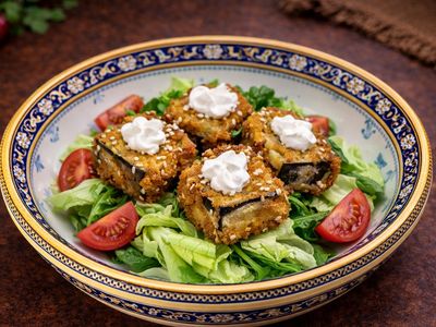 Çıtır Patlıcan Salatası