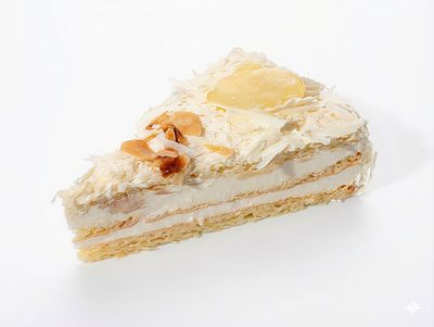 Ananaslı Bademli Pasta