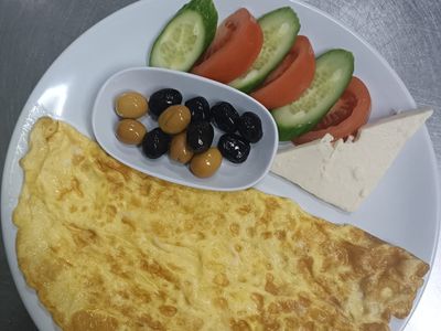 Omlet Kahvaltı Tabağı