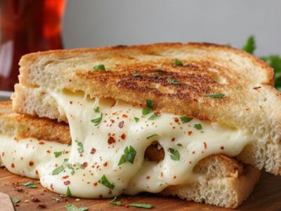 Beyaz Peynirli Kaşarlı Tost