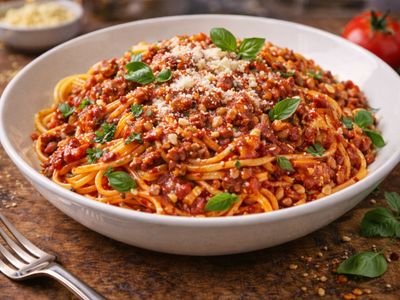 Bolonez Soslu Makarna
