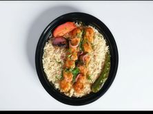 كباب دجاج مع رز