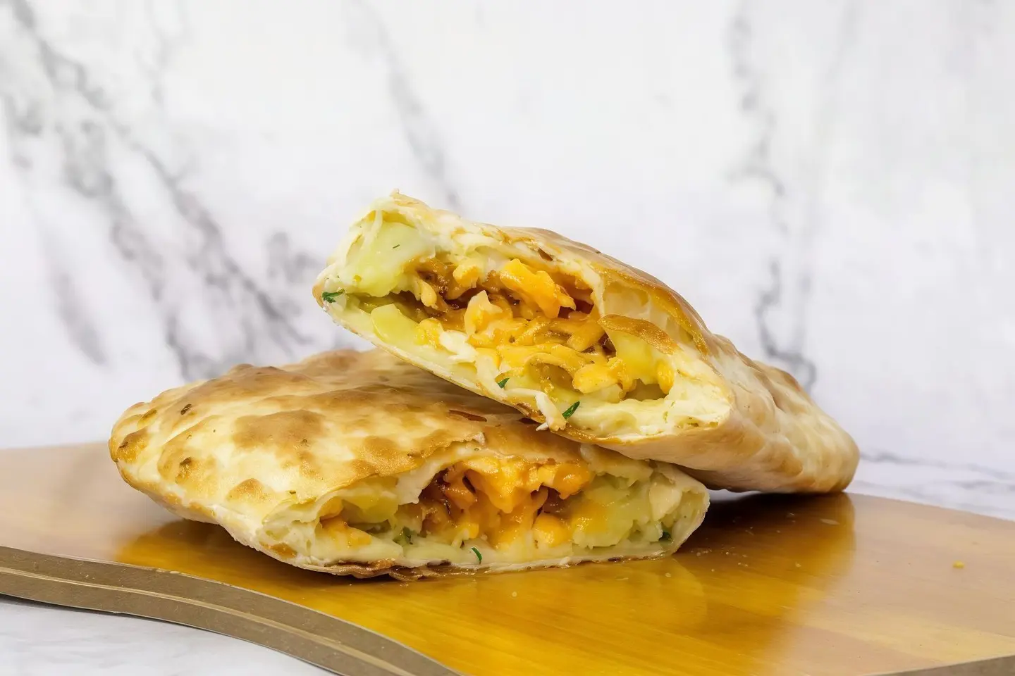 بطاطس مهروسة بالبيض