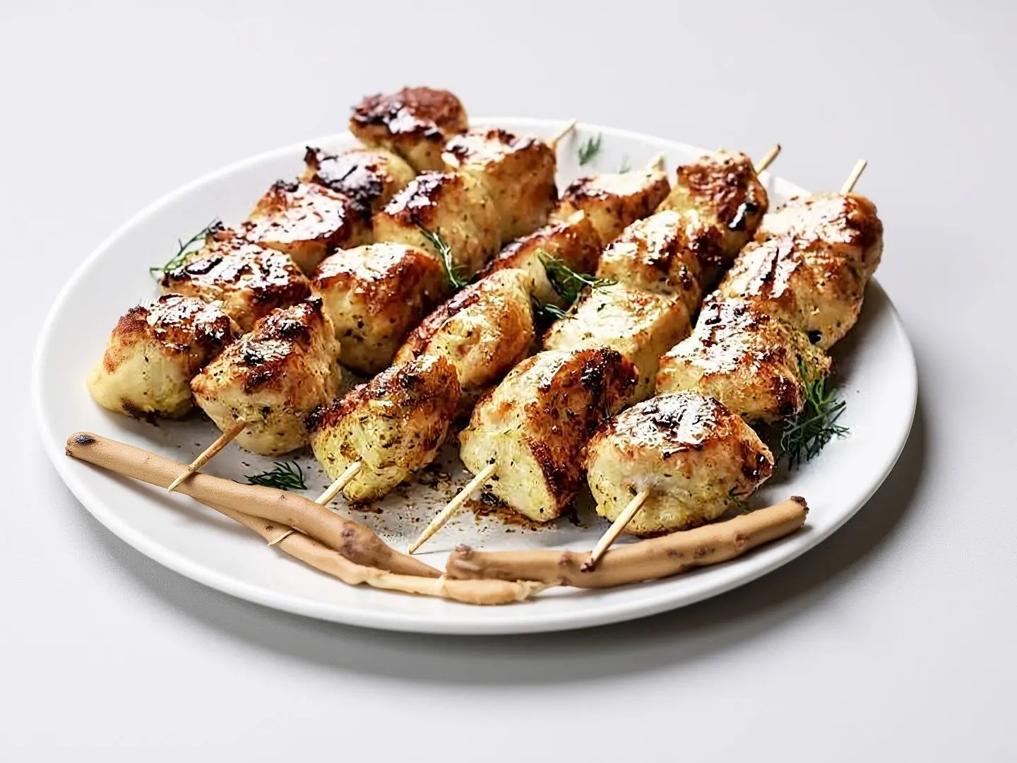 كباب الدجاج بالفلفل