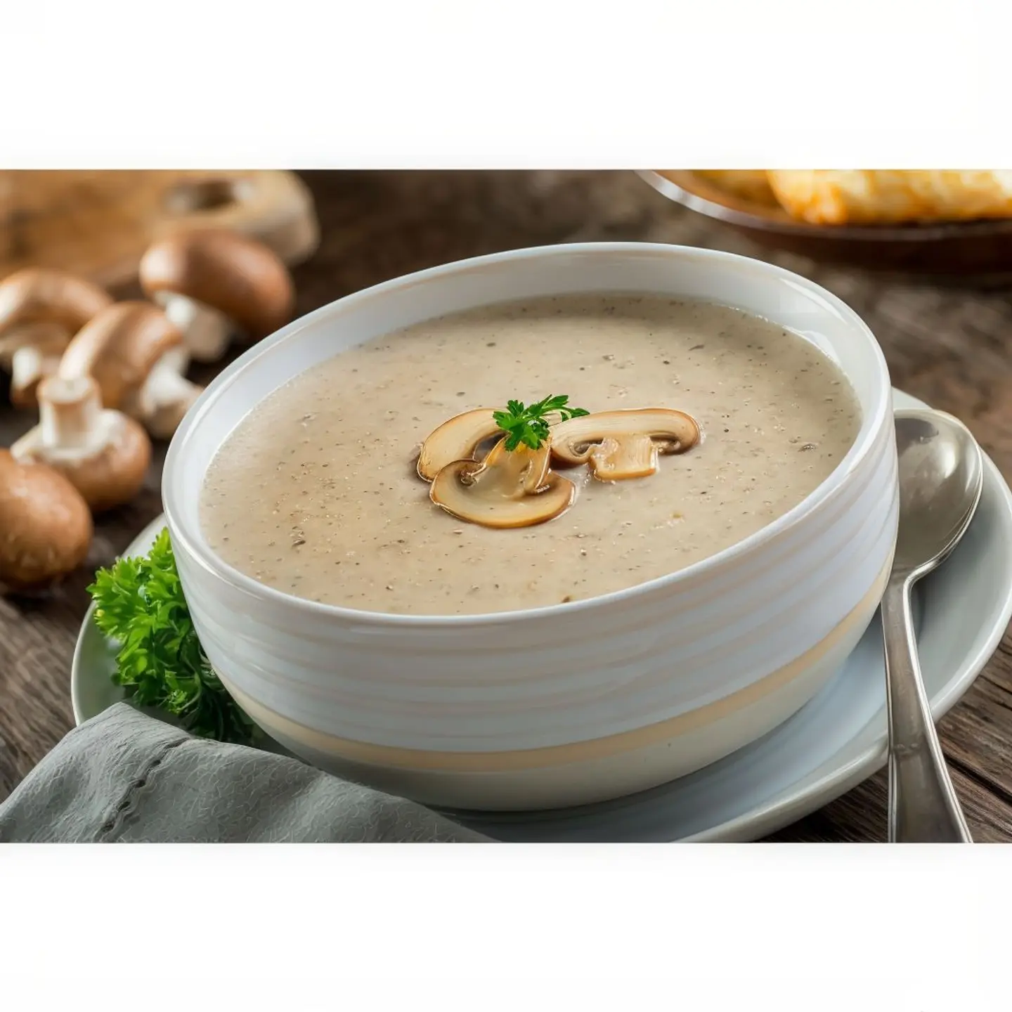 شوربة كريم مشروم