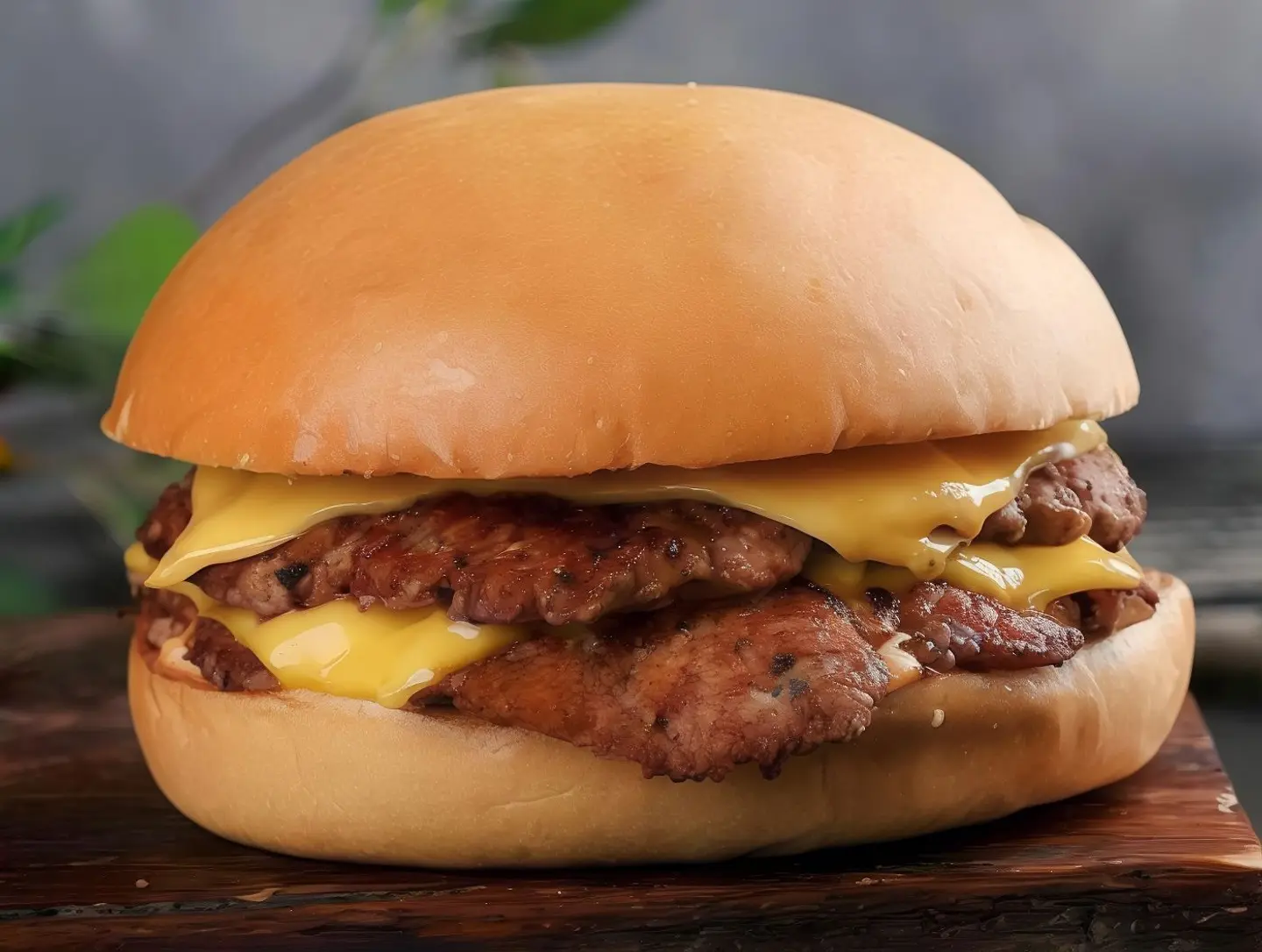 Double Beef Burger Meal