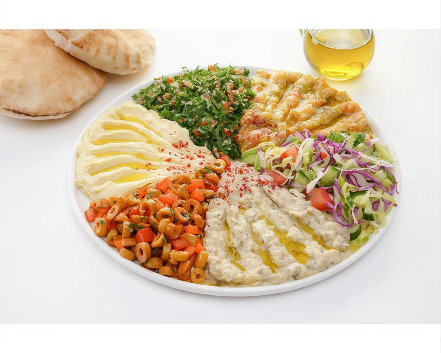 صحن مقبلات كبير