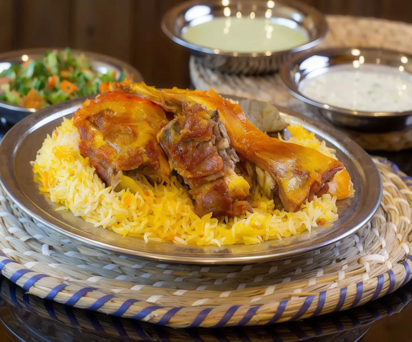 Mandi Rice With Meat