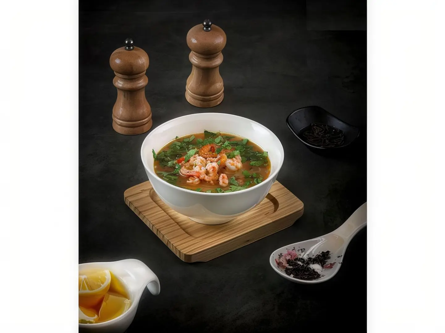 Large Spicy Soup With Shrimp