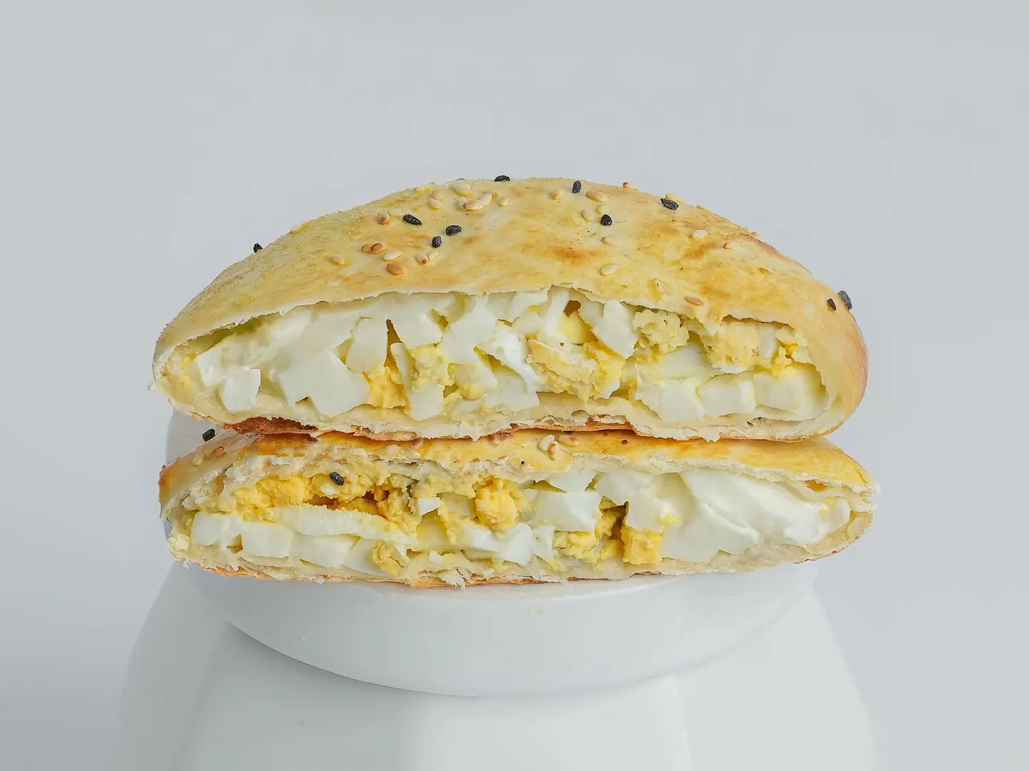 فطيرة بيض مسلوق