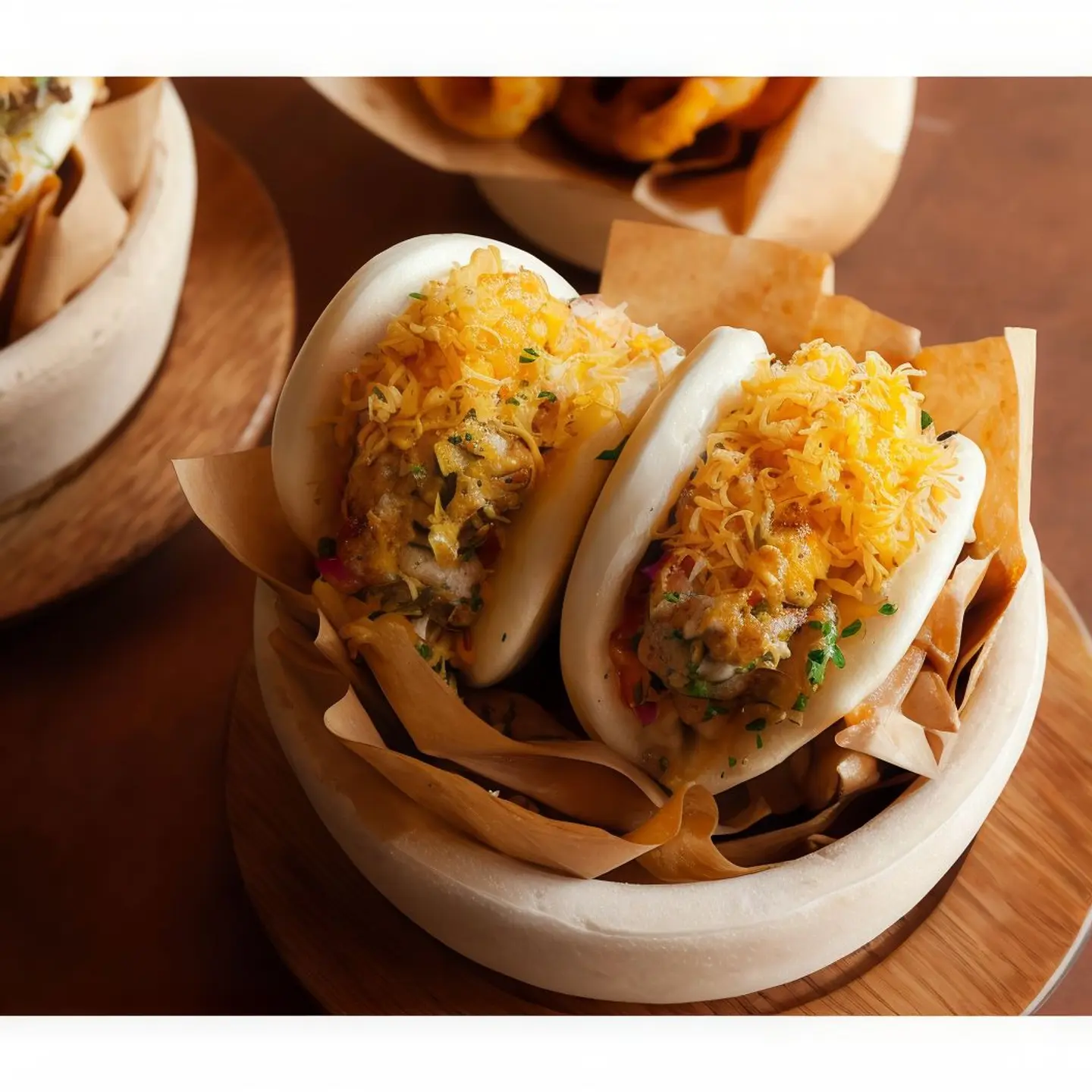 باو شاورما اللحم