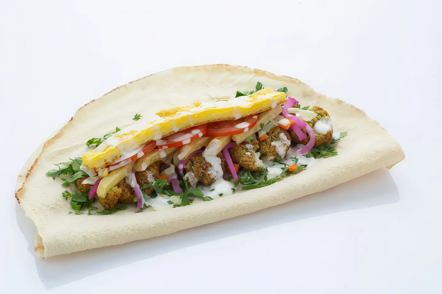 Falafel With Mixed Labneh