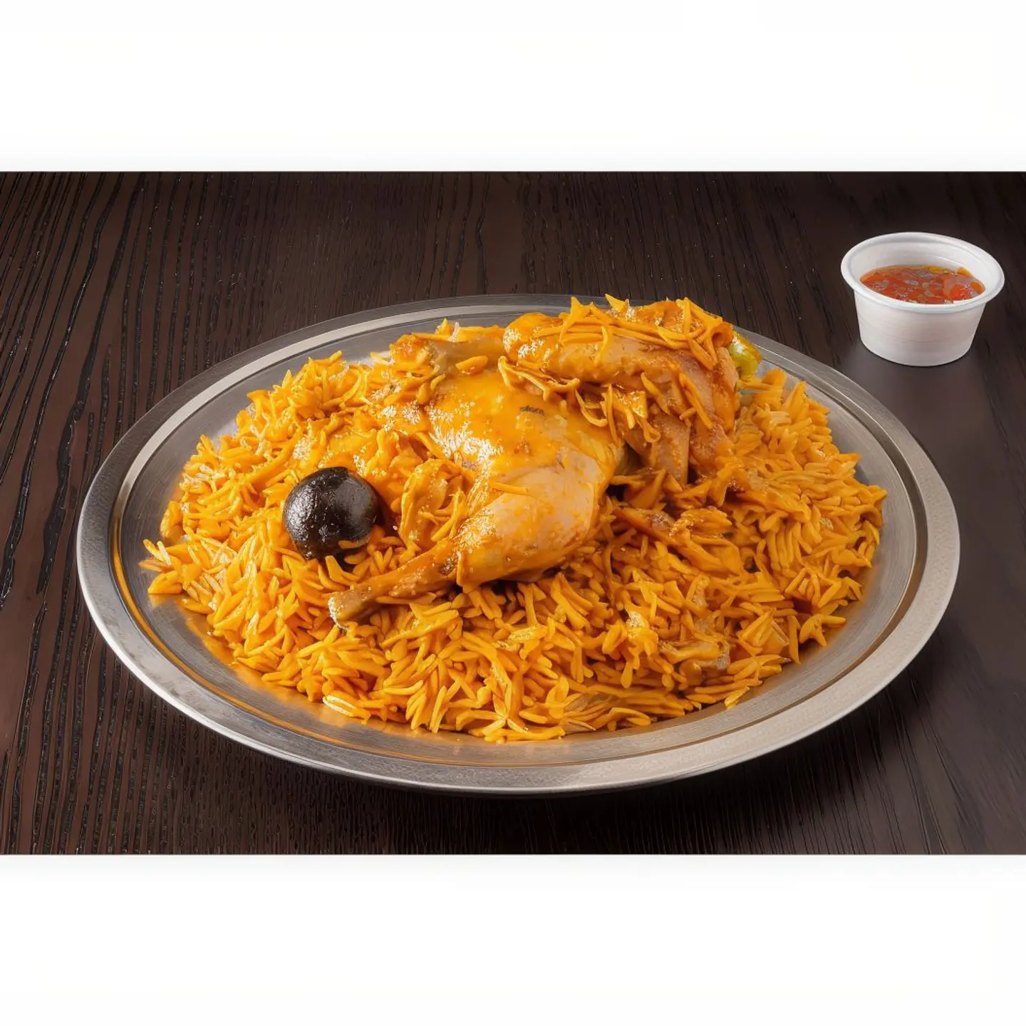 حبه دجاج مظغوط مع الرز