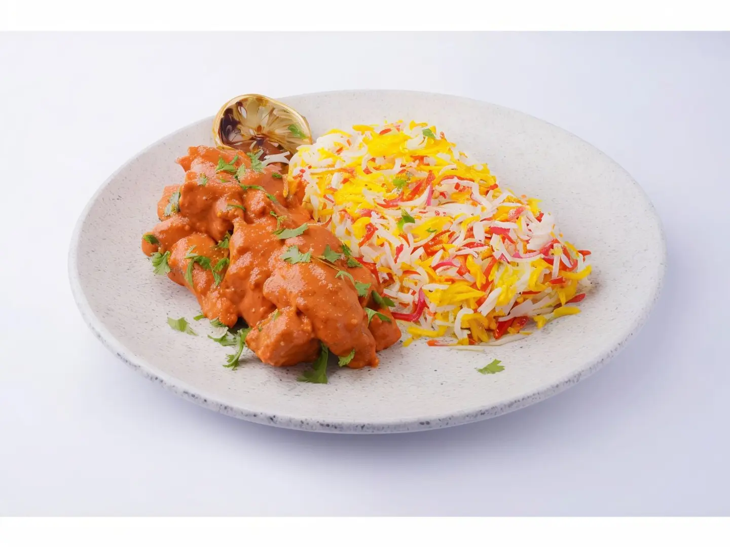 Chicken Indian Curry Rice With Vegetables