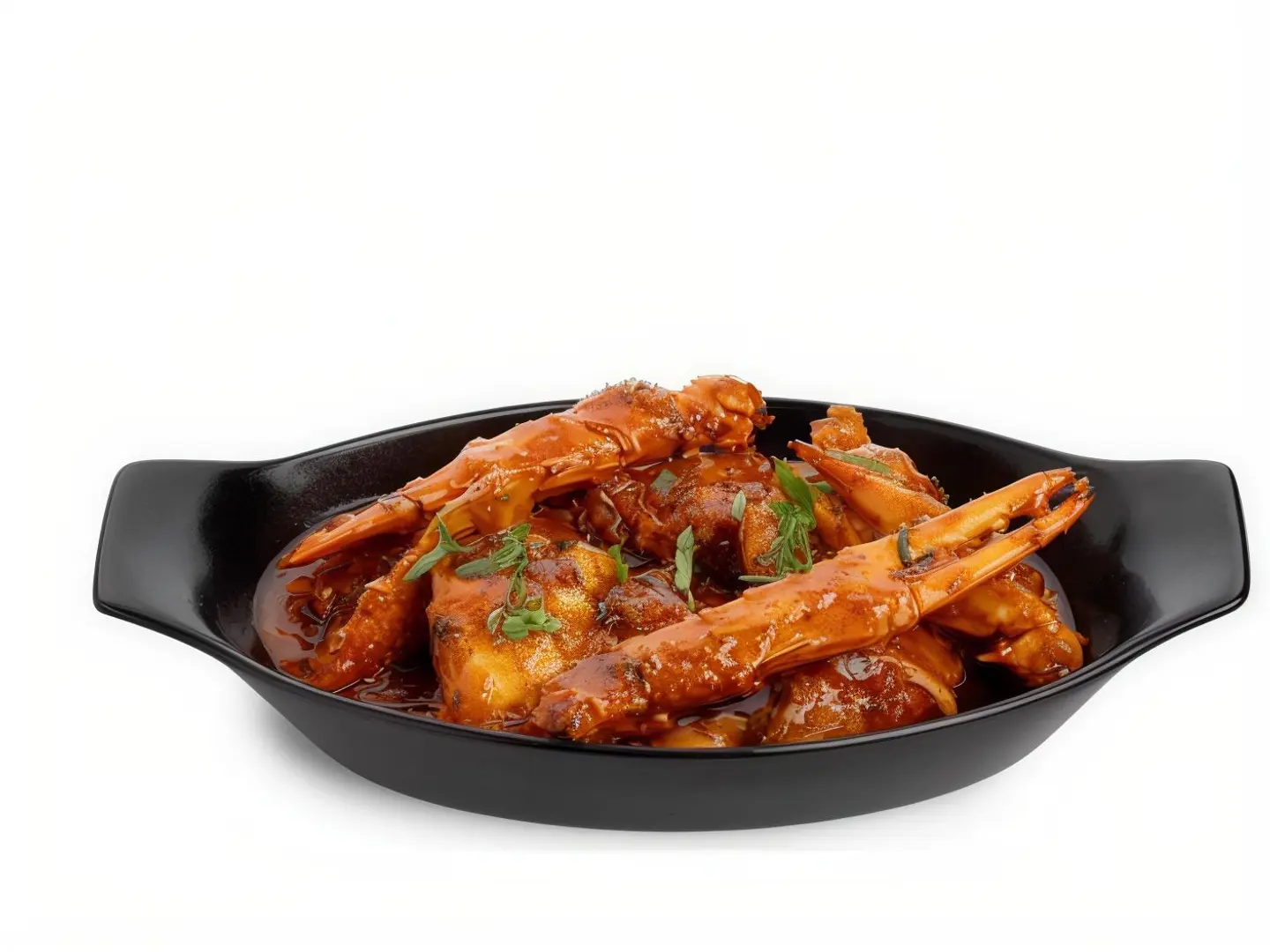 Baked Crab With Ginger And Scallion