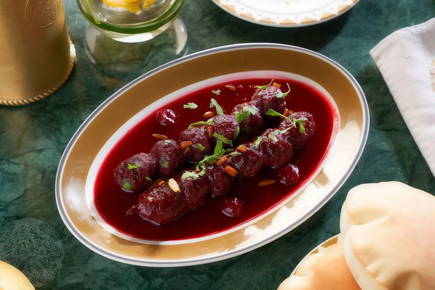 كباب بالكرز