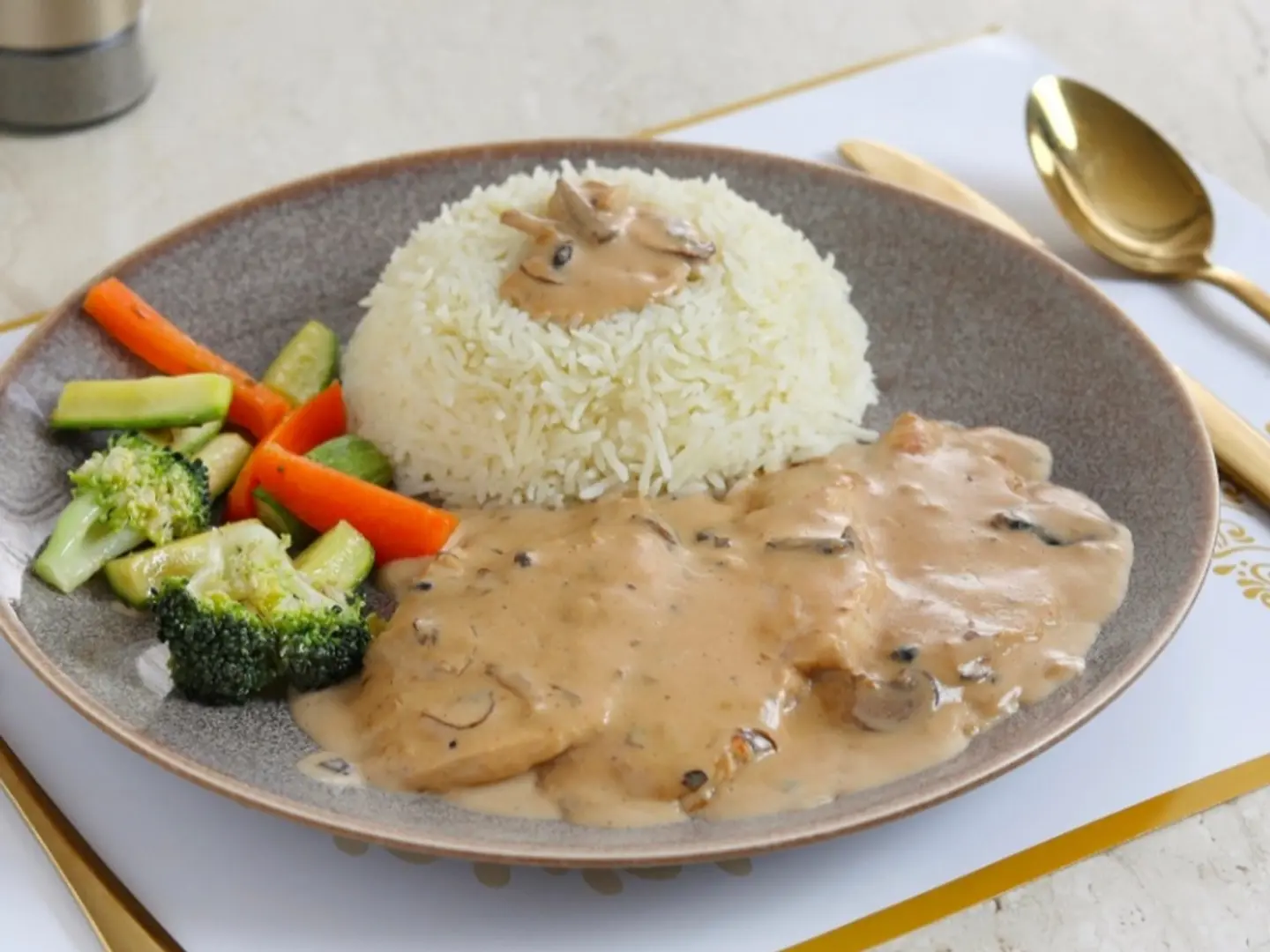 Chicken Steak With Mushroom