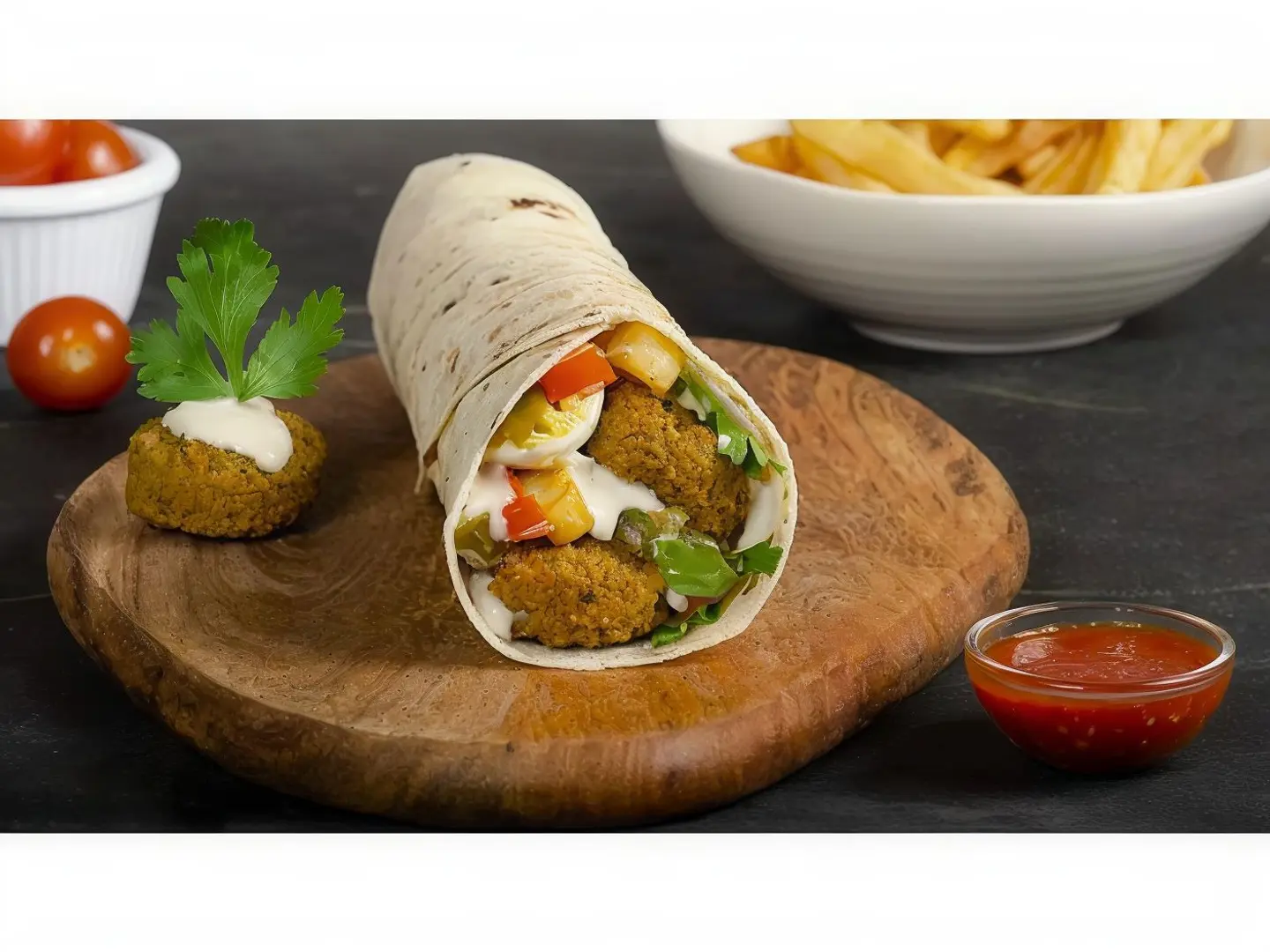 Al Emlaq Falafel Sandwich