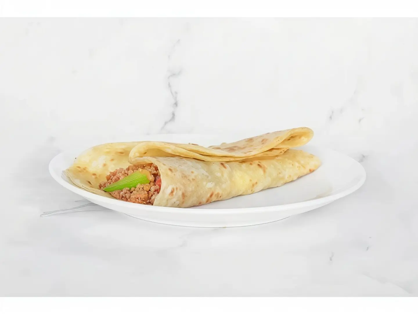 Chapati With Meat Hummu