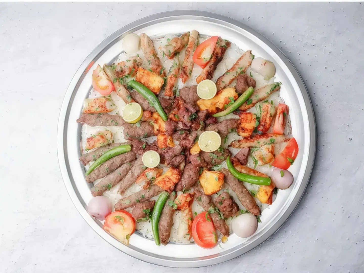 تبسي حلبى وسط 1.5كيلو ونص