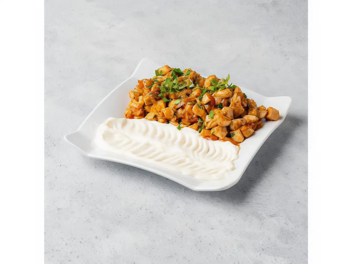 Chicken Mgalgal With Cheese Plate