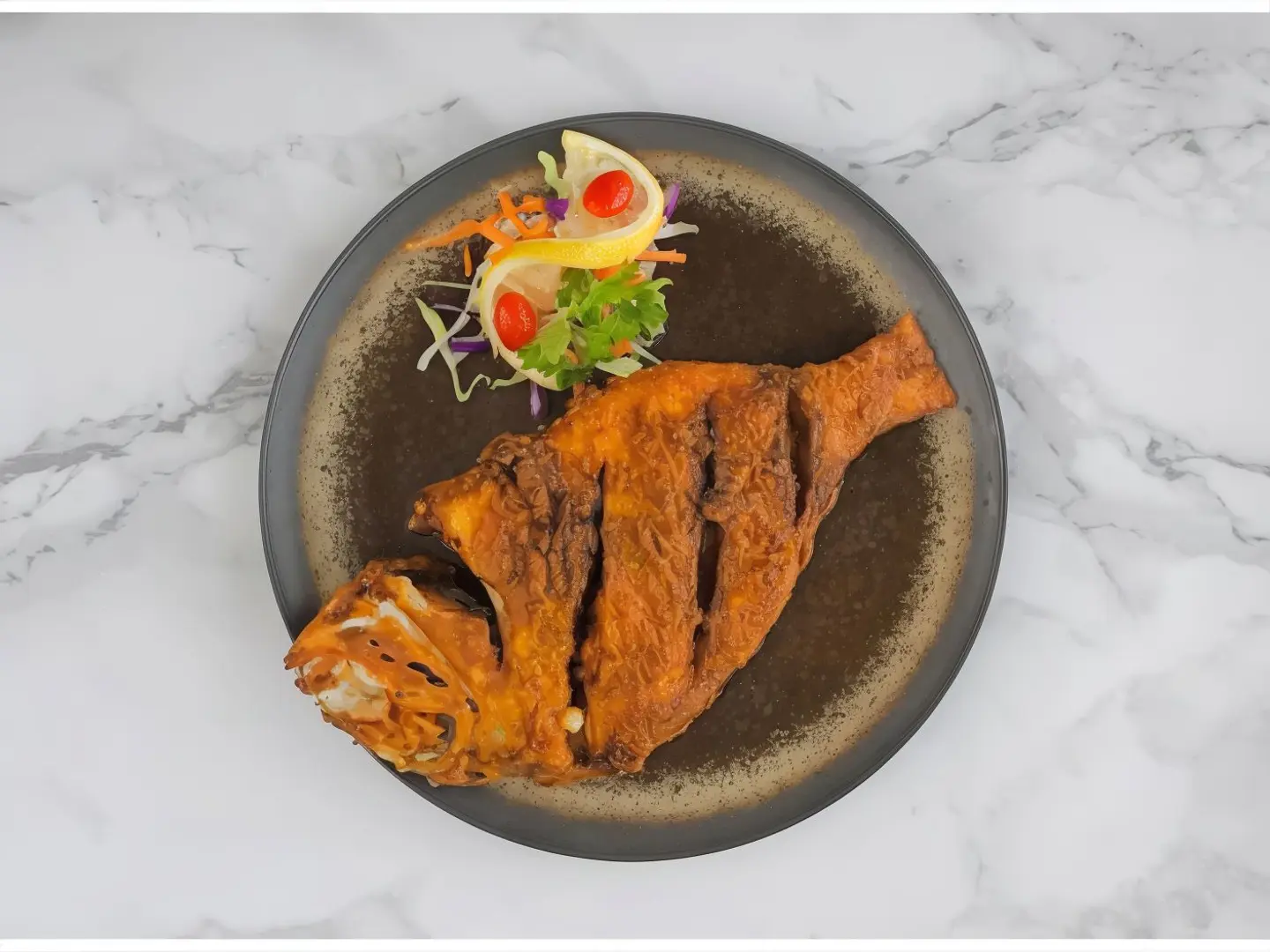 وجبة عندق او شعري مقلي