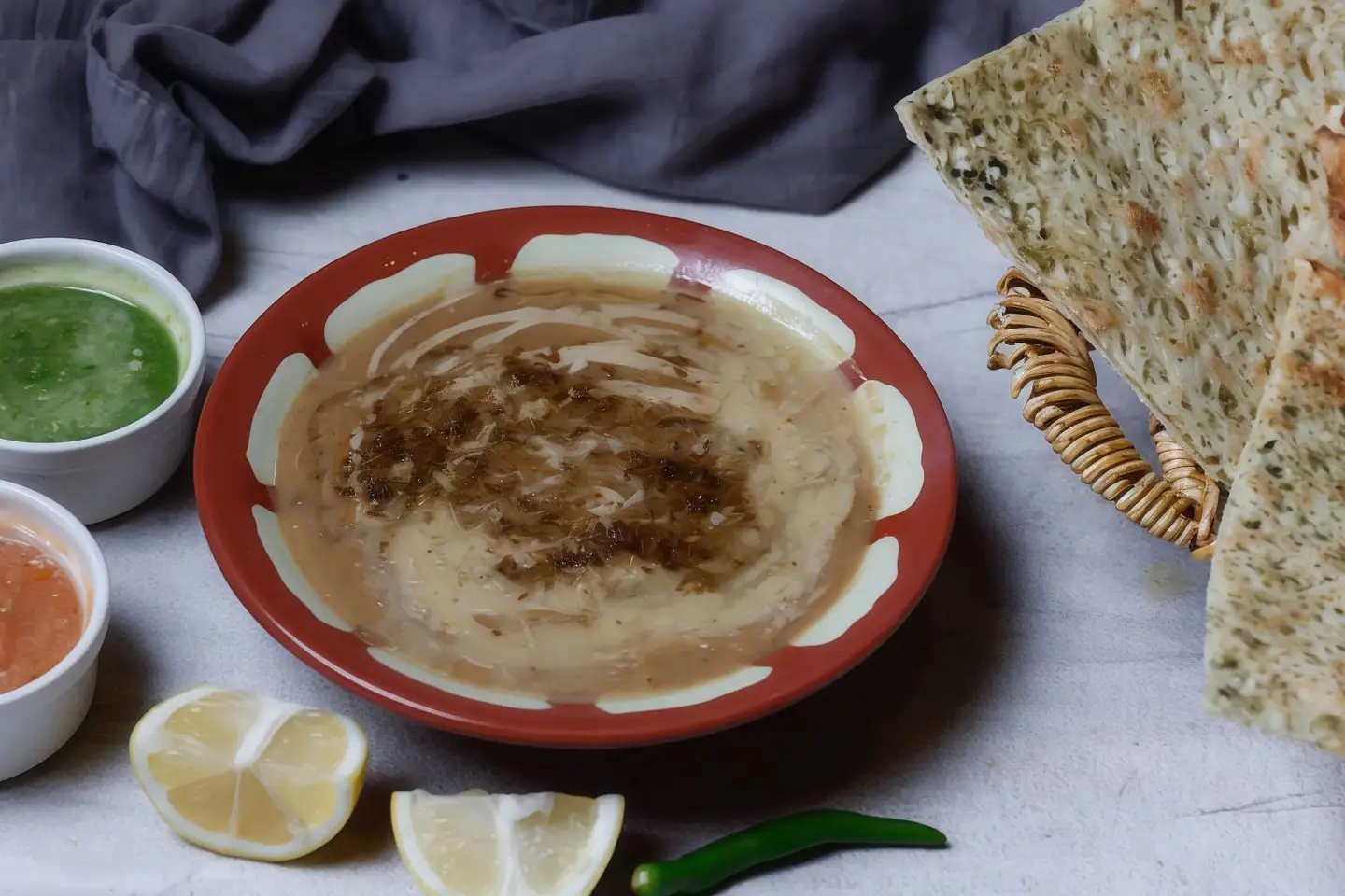 فول مدخن سمن