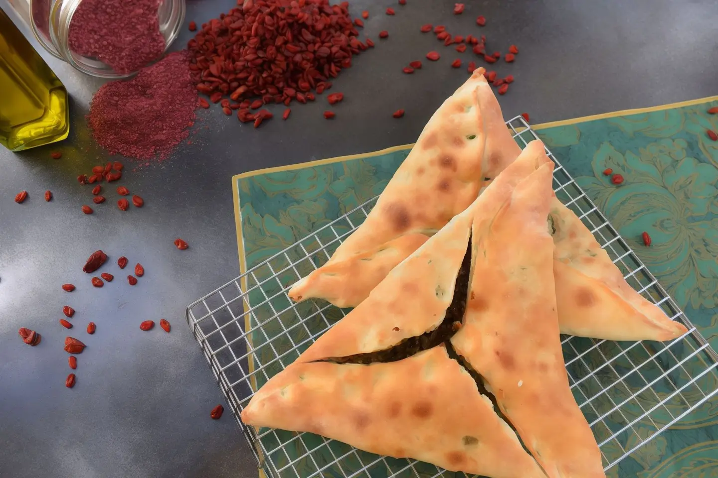 فطيرة جبنة بالسبانخ