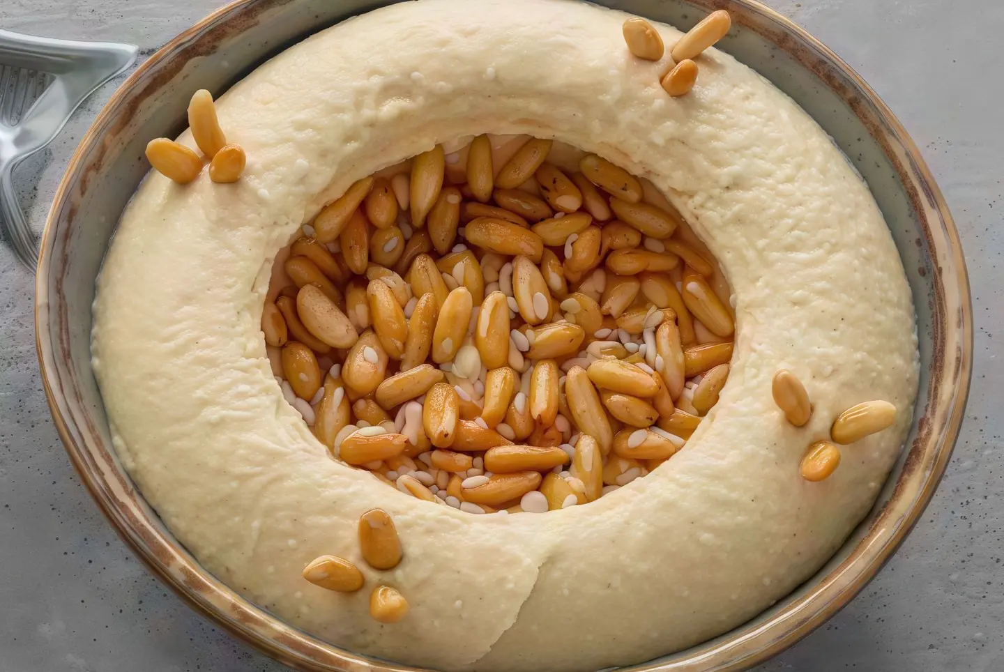 Chickpeas with Pine Nut Platter