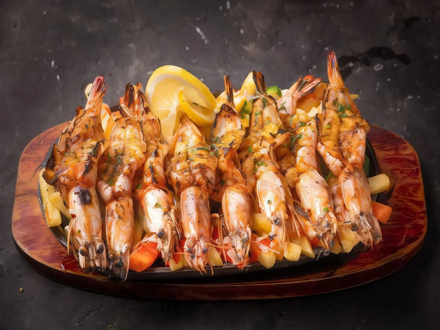 جمبري كبير (مشوي أو مقلي)