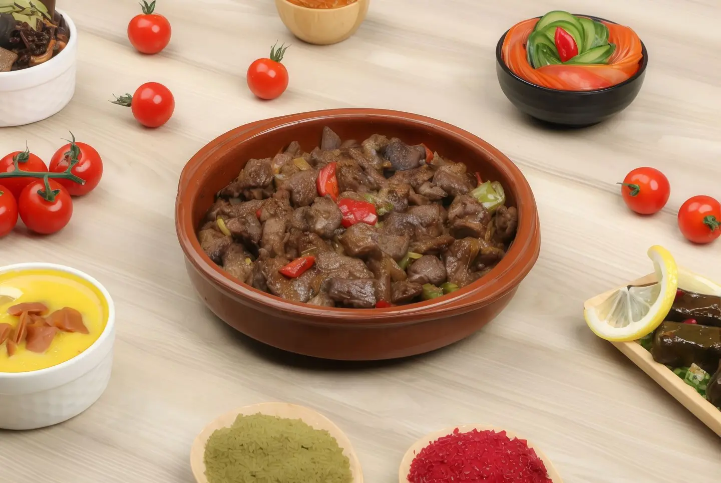 فخار لحم بالفرن