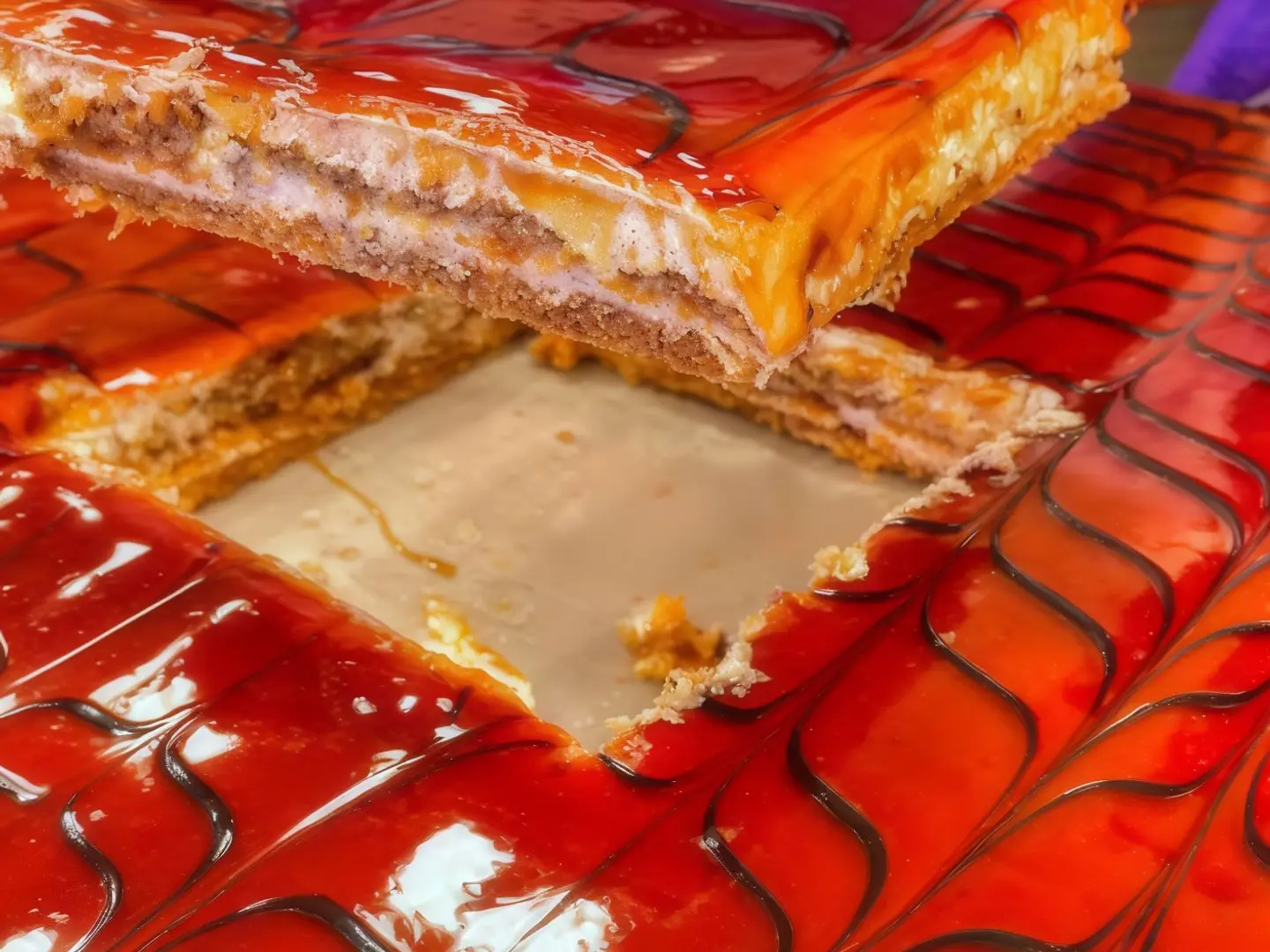 نصف كيلو كنافة مدلعة