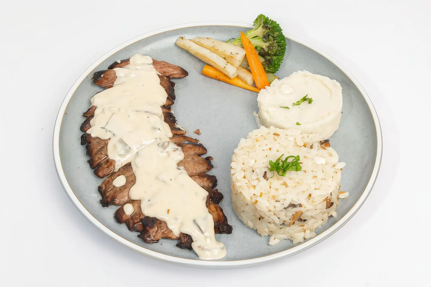 رز بالخار مع الدجاج والمشروم