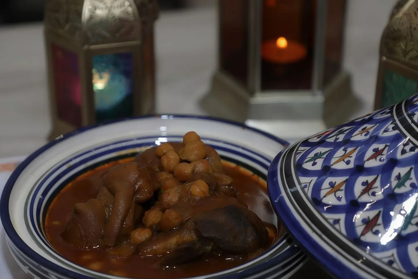 Cow Trotters Tagine With Chickpeas