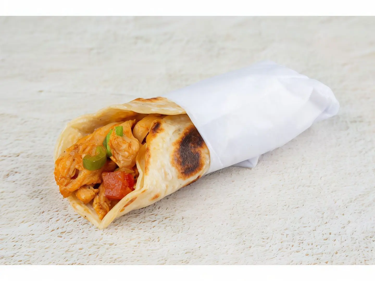Hot Sauce Chicken Chapati