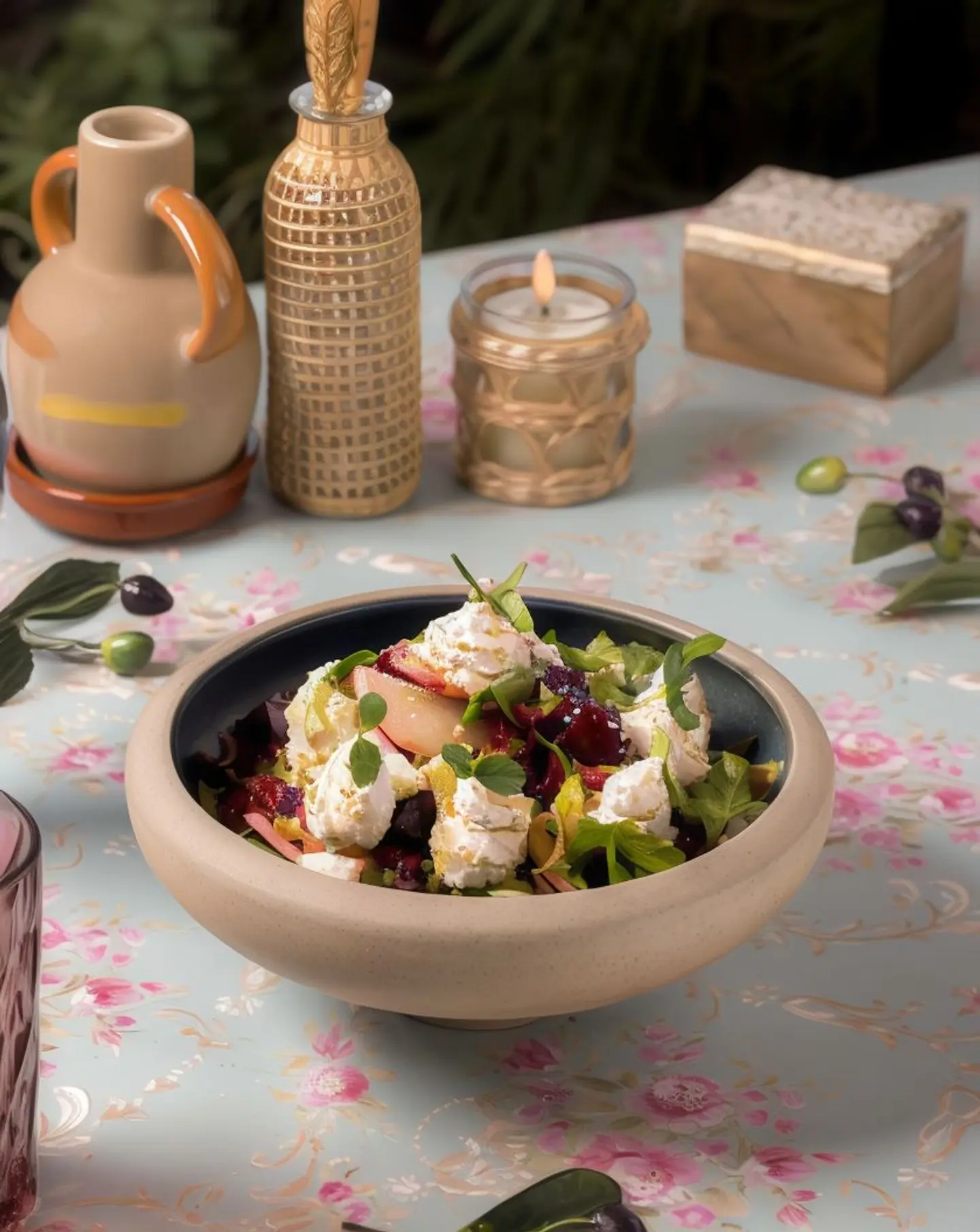 سلطة اللبنة