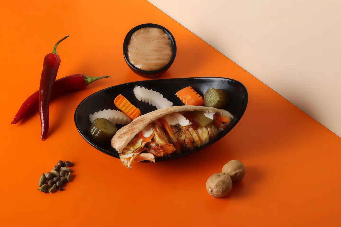 شاورما مغربي عادي