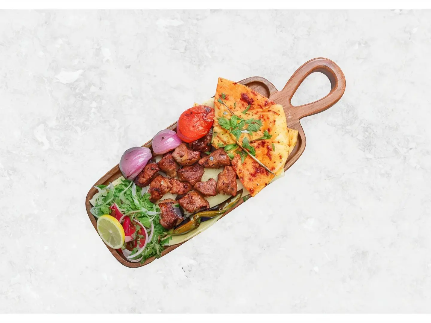 1 Portion Beef Cubes Grill